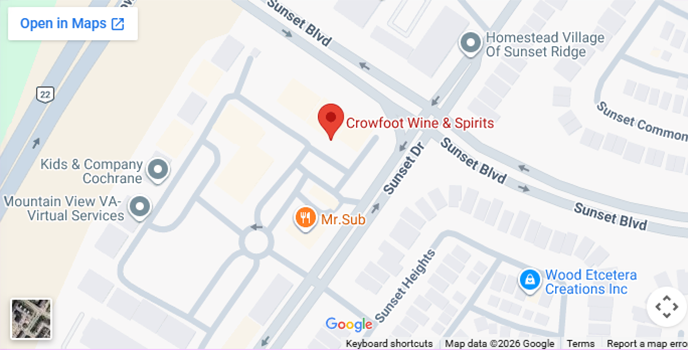 Cochrane Liquor Store Map